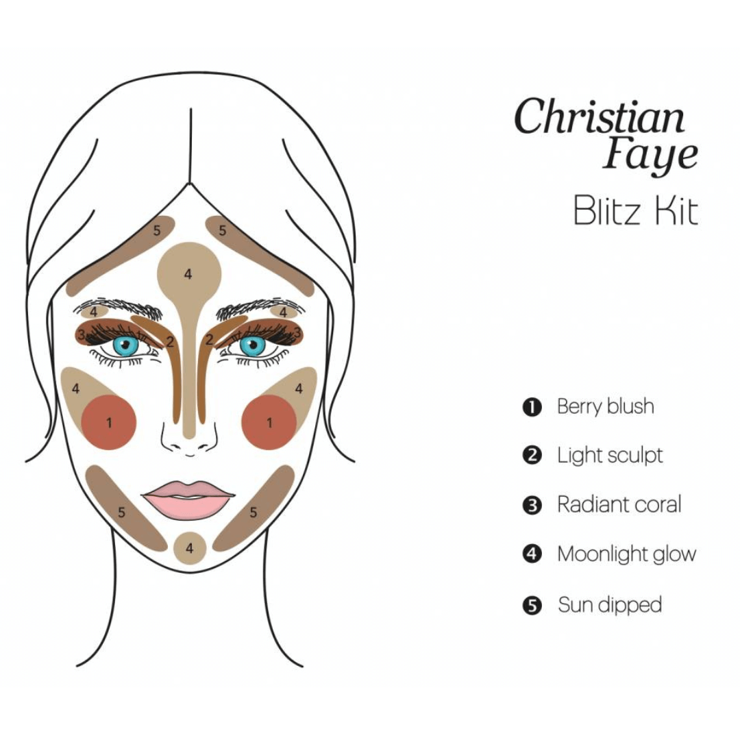Blitz Highlighting Kit - Christian Faye Eyebrows & Beauty Australia